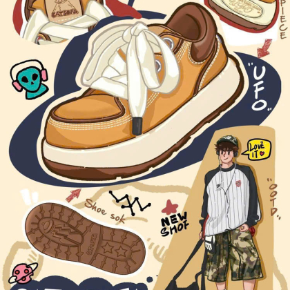 Sandals F8 Doraemon be hồng